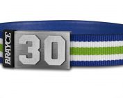 BRAYCE® grün, weiß & blau im Style vom Seahawks Trikot mit Nummer 30